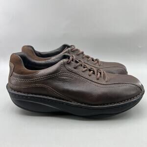 MBT Ajabu Walking Shoes Men Size 8 8.5 Brown Pain Relief Comfort Sneakers